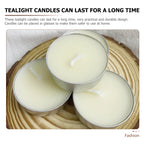 50pcs Tea Lights Candles White Tealight Candles Small Tea Light Candles Little Tiny Tealights Candles Holders for Wedding Party