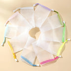 10pcs Square Soap Saver Bags, Double-Layer Durable Mesh Soap Pouches with Drawstring, Multi-Purpose Handmade Soap Bags for Body