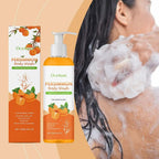 120ML Persimmon Body Wash Refreshing Moisturizing Deeply Nourishing Body Cleanser Natural Ingredients Sensitive Skin Gentle Body