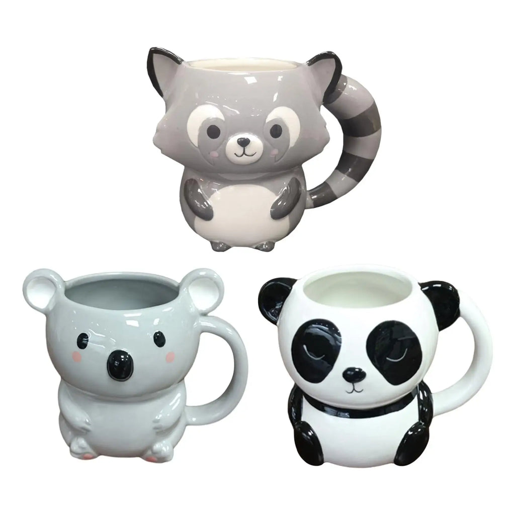 Cute coffee mug, novelty mug, animal mug, tea milk mug for present, Valentine's