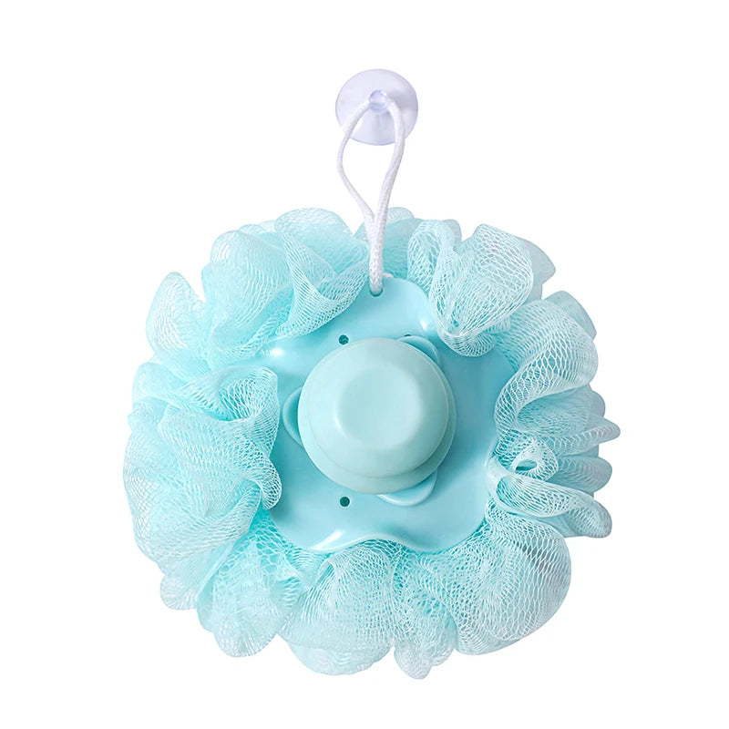 Bath Shower Loofah Sponge Pouf Body Wash Scrubber Creative Refill Shower Ball Exfoliating Home Bathroom