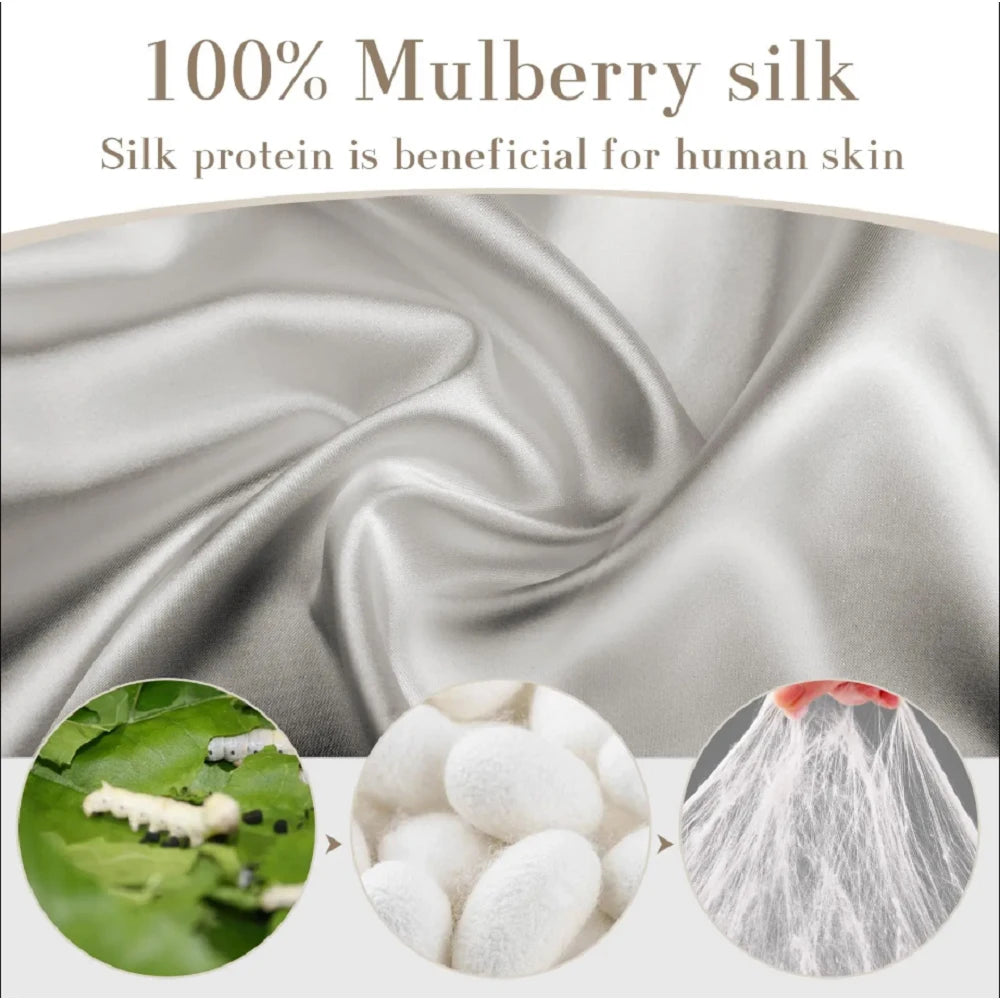 Mulberry Silk Sleep Mask for Eyes Cover Mask Blocking Light Eyemask Eyeshade Soft Padded Travel Sleeping Aid for Eyepatch