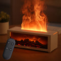 Fireplace Diffuser, Fireplace Diffusers for Essential Oils, Mini Flame Wireless Aromatherapy Fireplace Humidifier Aroma Oil Diff