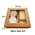 Bath Set Scrub Towel Bath Brush Foot Grinder Holiday Gift Box