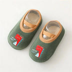 Cozy Animal First Walker Slippers for Baby – Anti-Slip Winter Shoes