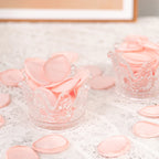 100/200Pcs Pink 4cm Silk Rose Petals Romantic Room Decoration Wedding Decor For Flower Girl Baskets Dinner Table Bridal Showers