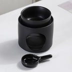 Ceramic Essential Oil Burner Incense Burner Tea Light Holder Versatile for Hotel Restaurant Tabletop Decor Yoga Spa Gift