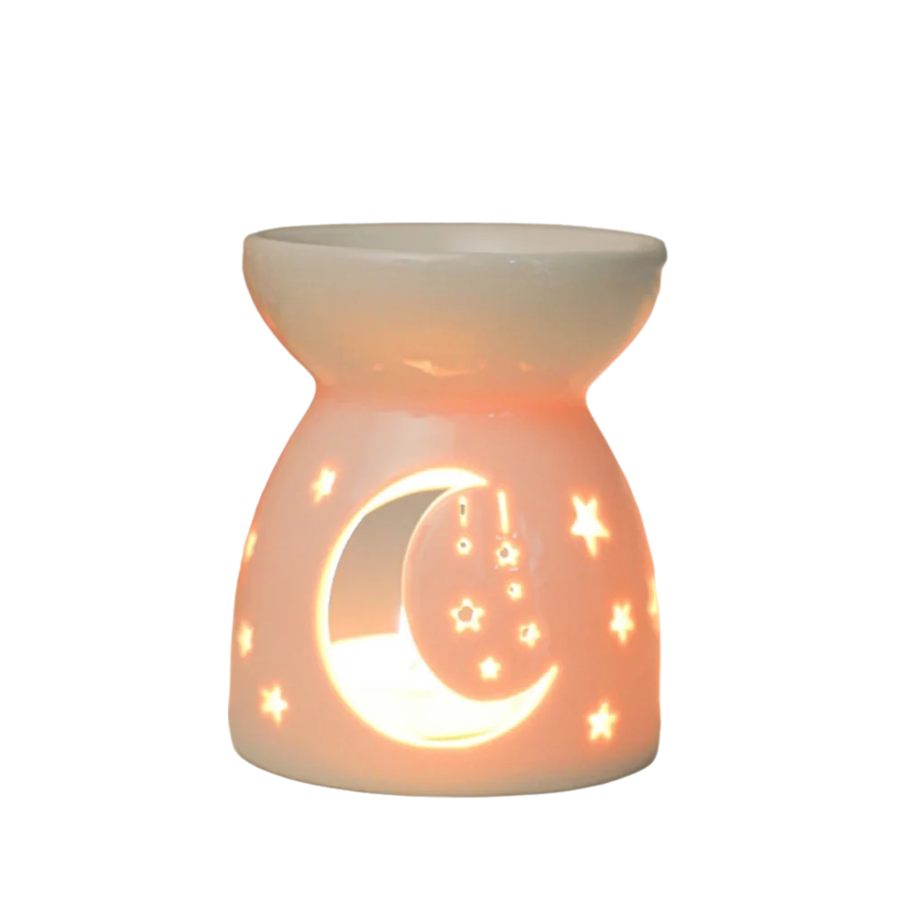 Ceramic Handicrafts Candle Holders Hollow Patterns Essential Oil Burners Candle Lamps Incense Lamps Home Living Room Decoration