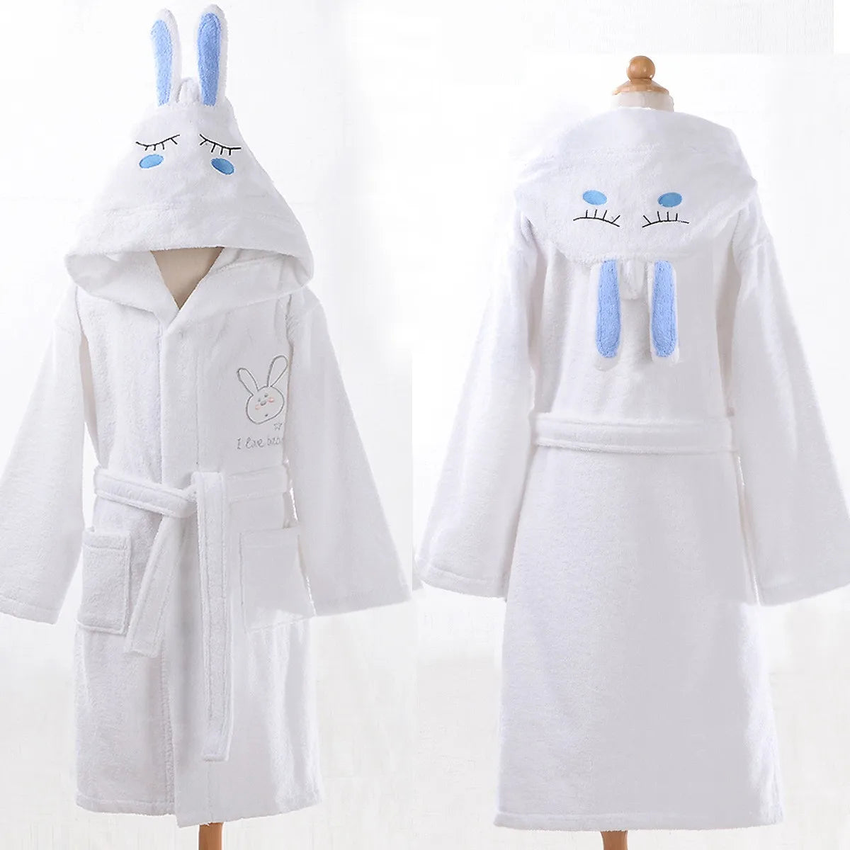 37 Design Cotton Kids Hooded Bathrobe For Girl Sleepwear Robe Boy Cotton Terry Bathrobe Baby Pajamas Bath Robe Children Bathrobe