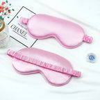 Imitated Silk Sleep Eye Mask Eye Patch Shading Eyepatch Travel Relax Lunch Break Eyeshade Health Sleeping Shield Eye Care Tools