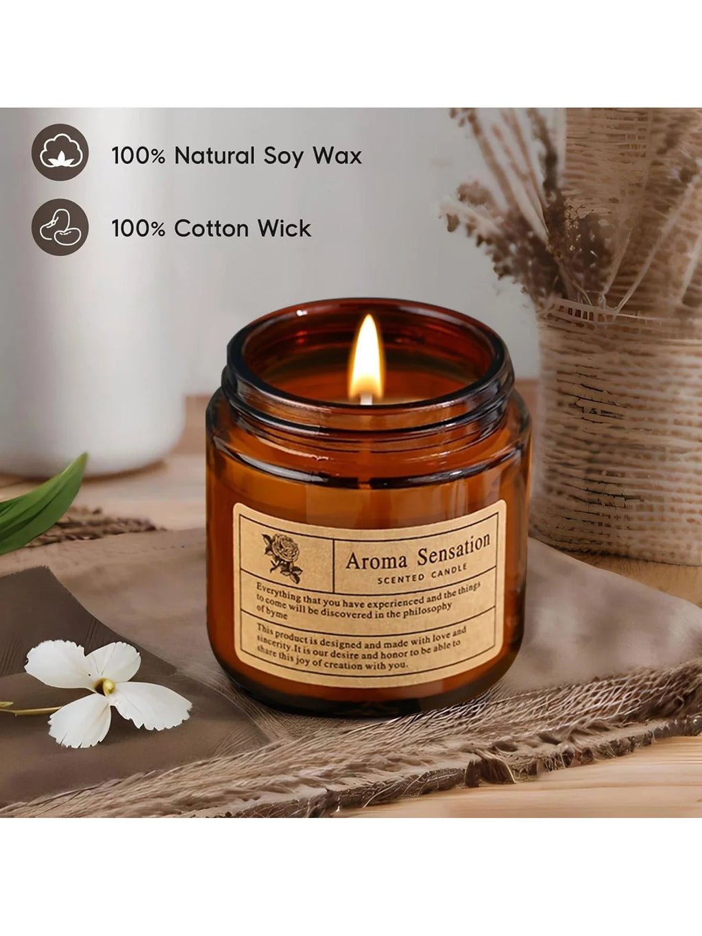 Canned candles are perfect gifts for couples and students' birthday parties, suitable for families to relieve stress and meditat