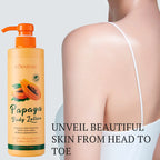500ML KORMESIC Papaya Body Lotion Cream Moisturising Exfoliating Leg Arm Nourishing Anti Smooth Skin Care