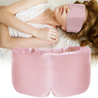 Silk Sleep Mask for Side Sleeper,Eye Mask Sleeping for Women Men 100% Mulberry Silk,Eye Cover for Sleeping with Adjustable Band
