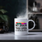 Office Work Camping Campfire Coffee Mug Funny Sarcasm Gift for Friend Coworker Dad Mom White Mug Grade Ceramic Mug Desk Decor