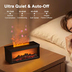 Air Humidifier 280ml Colorful Fireplace Flame Aroma Diffuser Humidifier Essential Oil Diffuser Air Diffuser Humidifier for Home