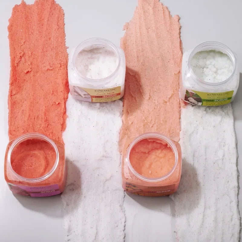 Body Scrub Cream Exfoliating Deep Cleansing Shea  Moisturizing Deep Cleansing Turmeric Milk Rose Gentle Tender  Smooth Skin Care