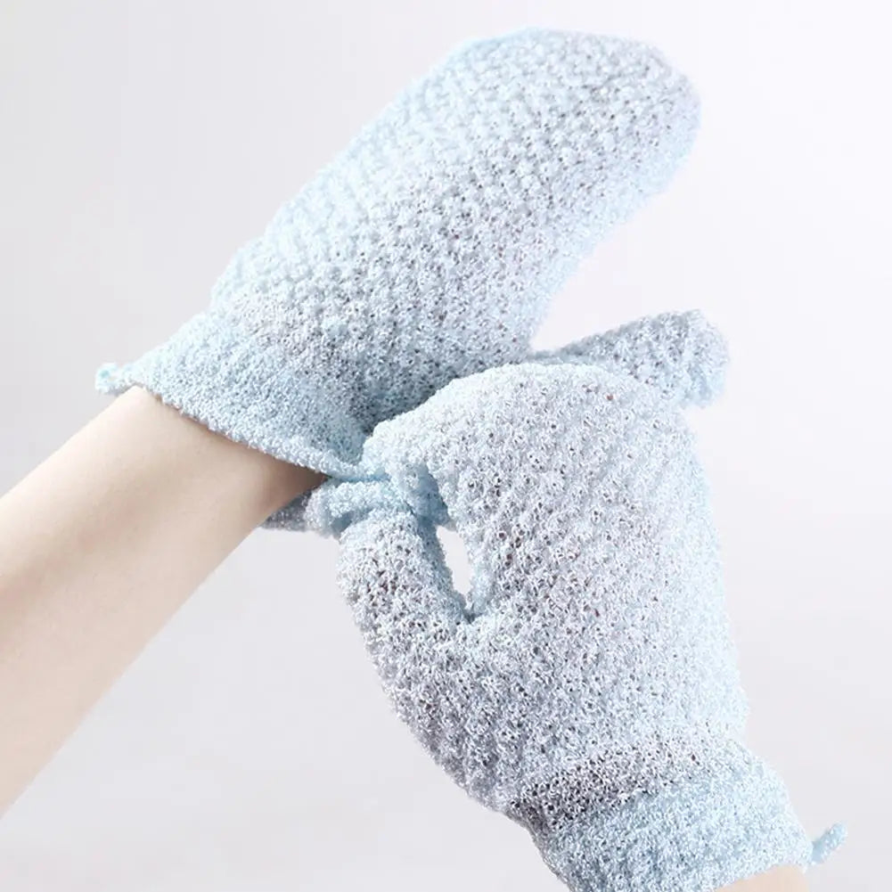 Scrub Bath Gloves Body Cleaning Washcloth Soft Brush Home Massage Exfoliating Decontaminating Sponge Lazy Bath Gloves