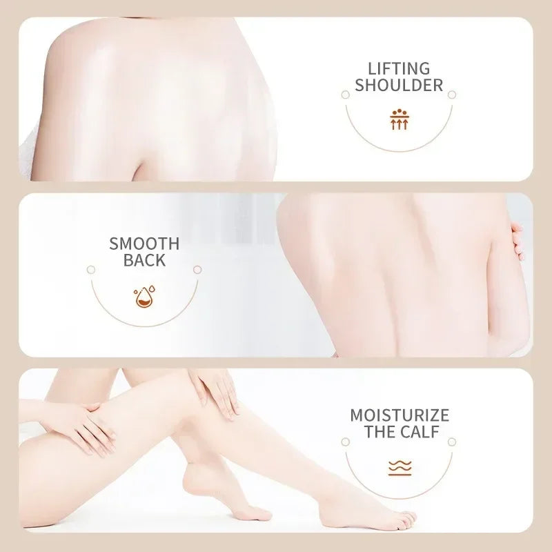 Body Fragrance Scrub 350ML Exfoliating Bodyscrub Bath Salt Rice Shower Gel Coffee