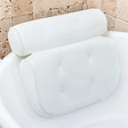 Bath Pillow for Bathtub Support Neck,Head and Back with Non-Slip Suction Cups air mesh Bathtub Pillow