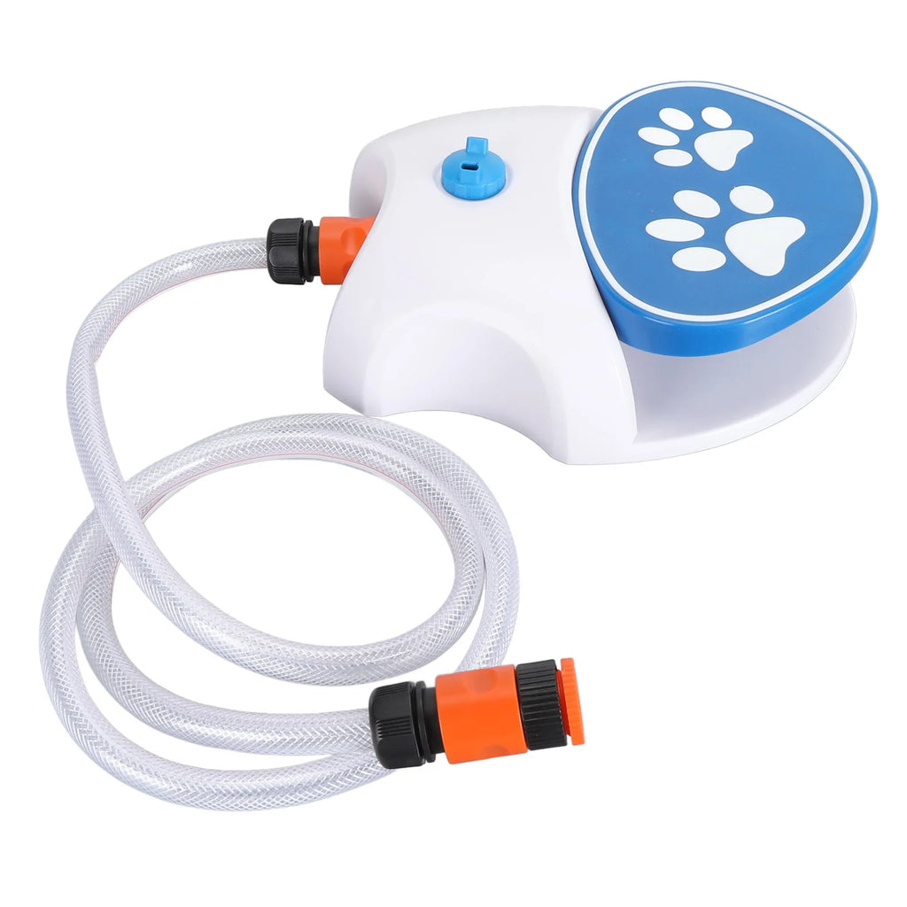 Outdoor Dog Water Dispenser Paw Activated Simple Use Easy Connection Step On Dog Water Fountain with Hose for Lawn for Pets
