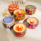 4pcs Scented Candle Set Perfect for Relax, Relaxation, Yoga Bathing - Ideal Birthday Holiday Gift Handcrafted Festive Candles
