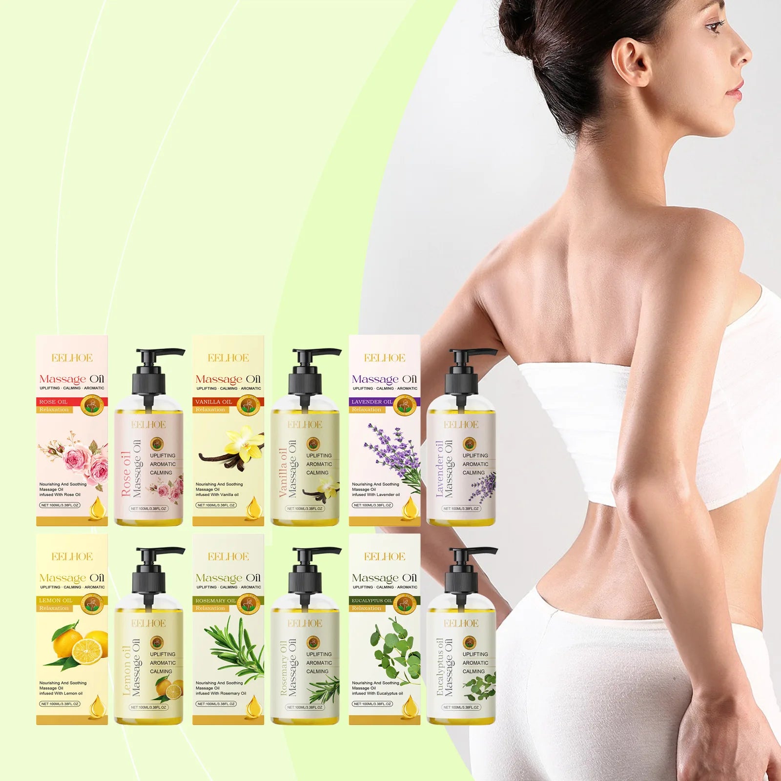 Body Oils for Relaxing Massages Muscle Soreness Relief Physical Fatigue Body Moisturizer Firming Skin Care Native SAP Body Oil