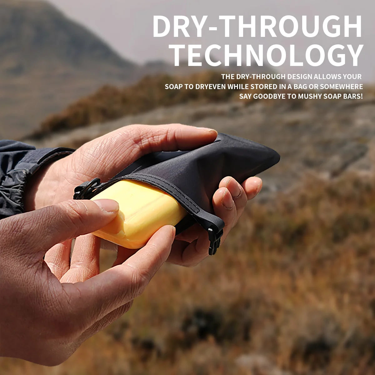 Soap Bar Case - Waterproof & Leakproof Bar Soap Travel Case, Quick Dry Soap Pouch for Outdoor TravelStandard Soap Bars