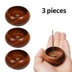 Exquisite wooden plug-in incense burner - suitable for Buddhist worship, family tea rooms, desktop decoration - ideal gift
