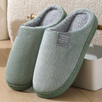 Fuzzy Slip On Slippers for Women