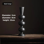 Retro Wooden Candle Holder Elegant Wedding Centerpieces Decoration Table Accessories Candlestick Holder Modern Home Decoration