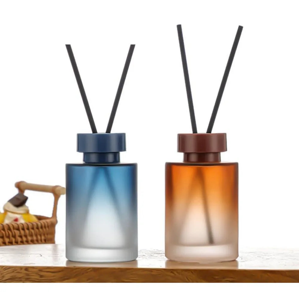 120ML Home Fragrance Diffuser Empty Bottle Party Gifts Glass Container Reed Diffuser Essential Oil Bottle DIY Home Bathroom