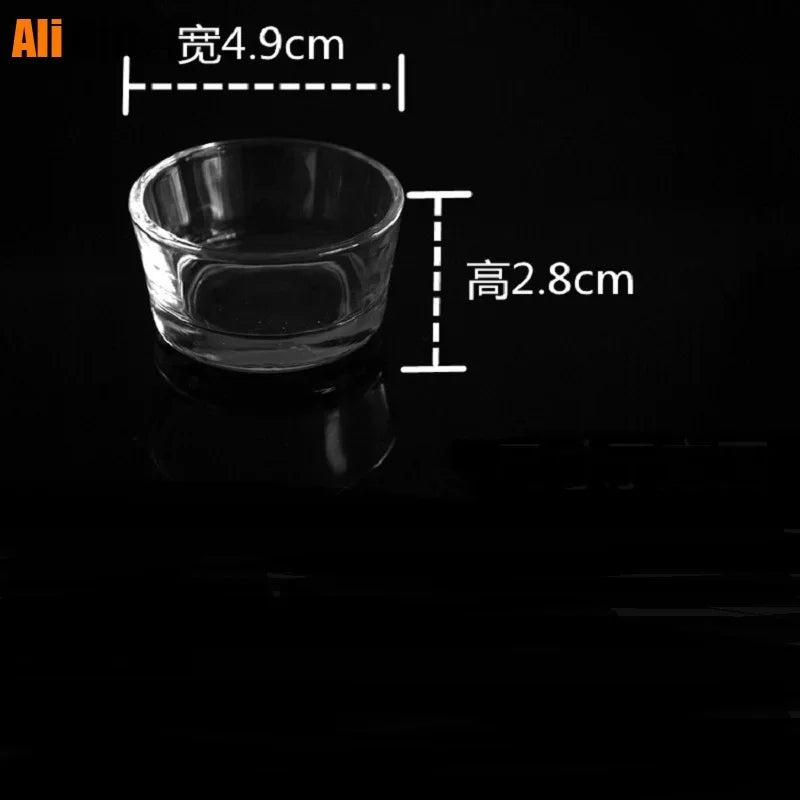 Retro Candlestick Glass Candle Holders, Candlelight Dinner Decorations, Valentine's Day Furnishing, DIY Glass Holders