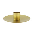 Simple Golden Candle Holders Metal Desktop Candlestick For Wedding Party Festival Candelabra Art Gifts Home Decor Candle Holders