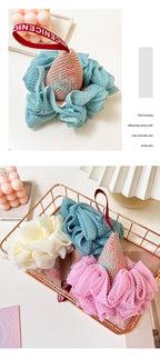 Cute Ice Cream Bath Ball, Male and Female Bath Flower Rubbing Bath Dual-purpose Children's Baby Bath Bath Bath Ball