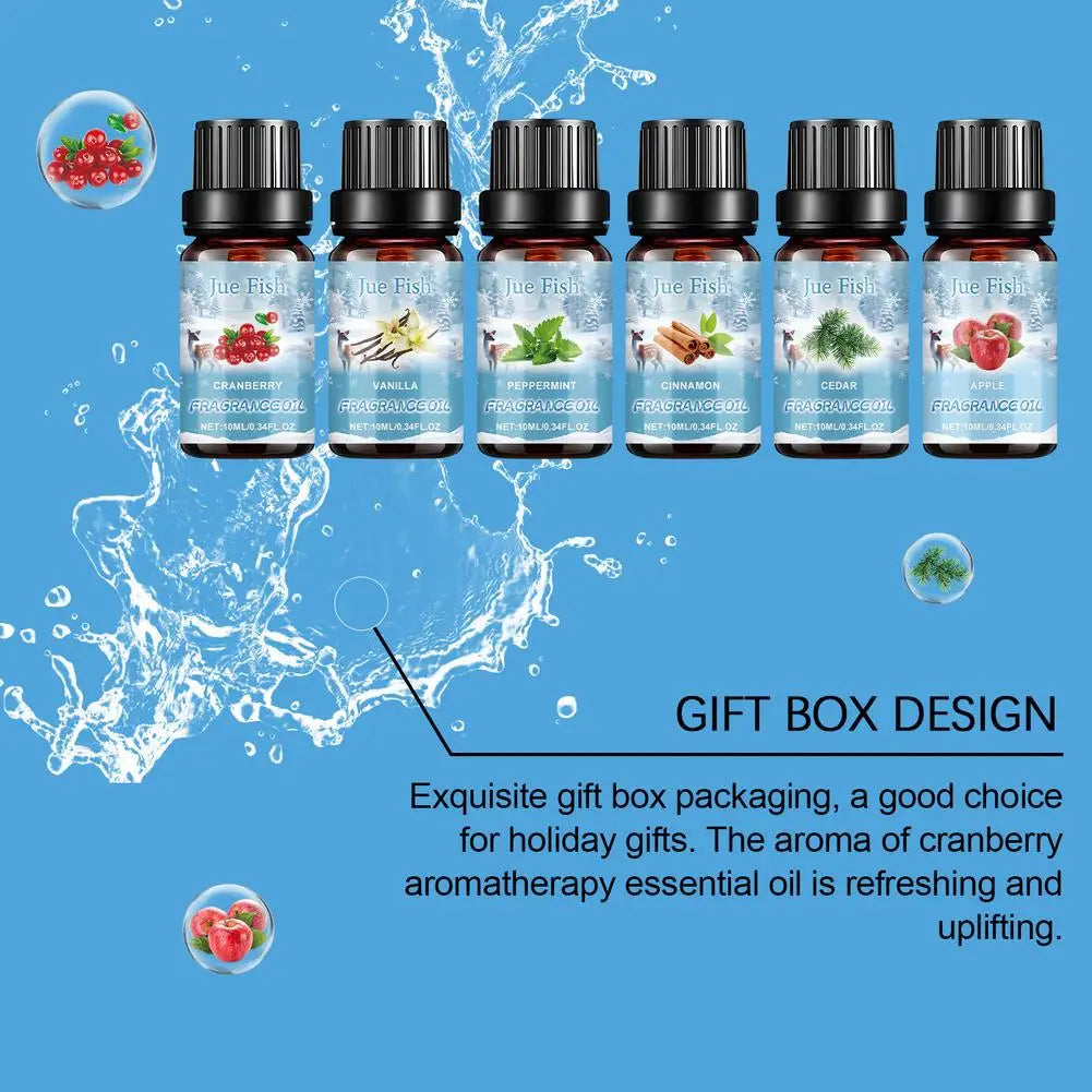 6models as pine, cinnamon, and orange For Diffusers、Candles Making Car Aromatherapy Gifts For Women