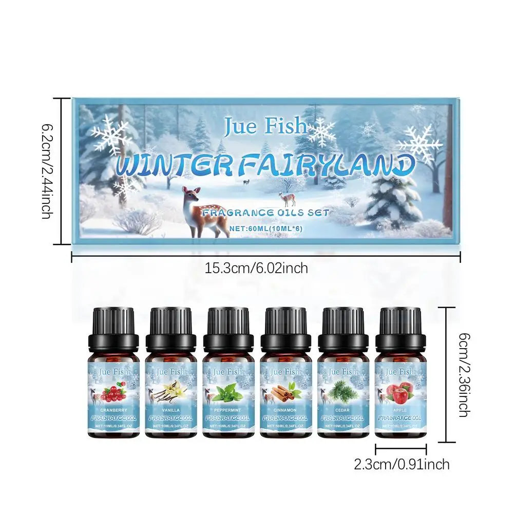 6models as pine, cinnamon, and orange For Diffusers、Candles Making Car Aromatherapy Gifts For Women