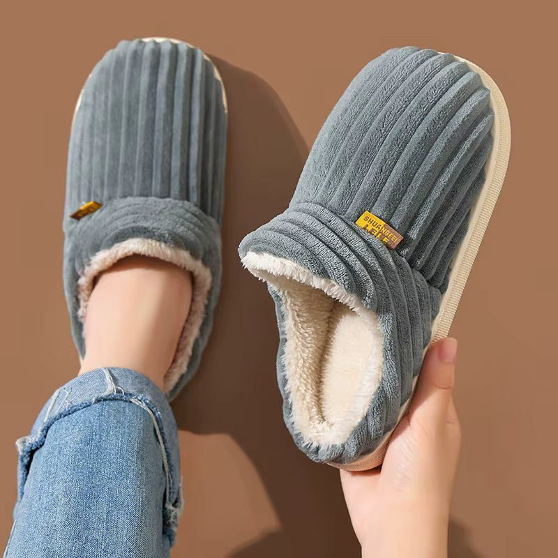 Warm & Cozy Winter House Slippers for Kids – Unisex Anti-Slip Comfort
