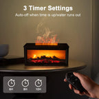 Air Humidifier 280ml Colorful Fireplace Flame Aroma Diffuser Humidifier Essential Oil Diffuser Air Diffuser Humidifier for Home