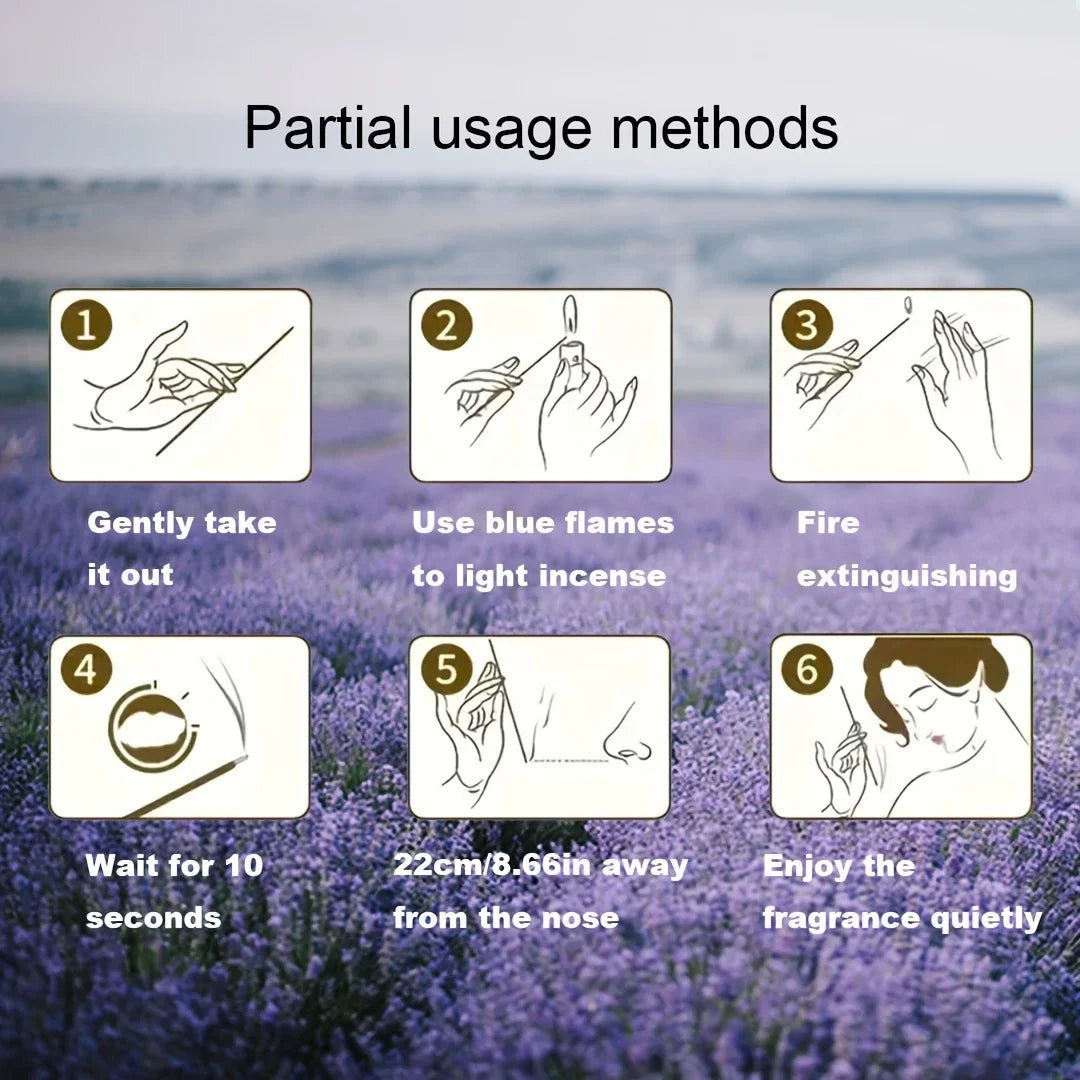 Lavender Incense Sticks - Soft Evening Calm