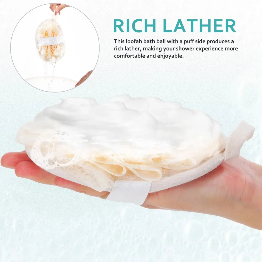 Bath Scrubber for Body Loofah Ball Shower Body Wash Ball Massage Bath Flower Towel for BodyBast Body Scrub For Shower Bath Tppls