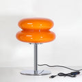 Macaroon Glass Table Lamp Dimming Bedroom Bedside Study Reading Led Night Light Home Decor Atmosphere Lamps Stained Desk Lamp