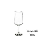 Wine Outside Unbreakable Wine Glasses Dishwasher-Proof,Elegant Plastic Stemless Wine Glass | Reusable | Ideal for Homes & Bars