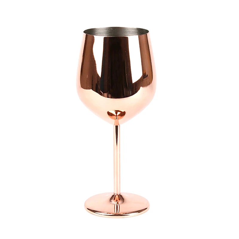 500ml Stainless Steel Glass Cocktail Creative Wine Glass Bar Restaurant Champagne Glass Red Wine Glass Drinkware Barware Cup