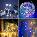 LED Fairy Lights String Button Battery Light Home Decoration Living Bedroom Garden Christmas Wedding New Year Ornament Garland