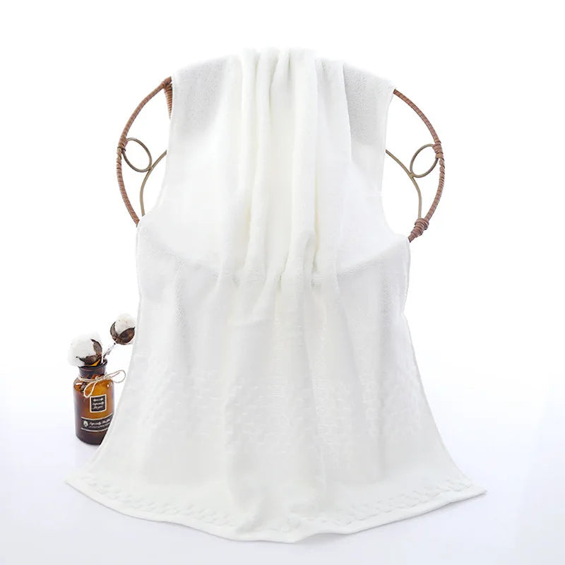 70x140cm home bathroom cotton bath towel adult general absorbent hotel beauty salon bath towel beach towel faceclo thtowel