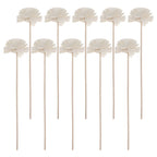 10Pcs Reed Diffuser Flower Sticks Aromatherapy Oil Diffuser Refill Replacement Decorative Aroma Bottle Accessory