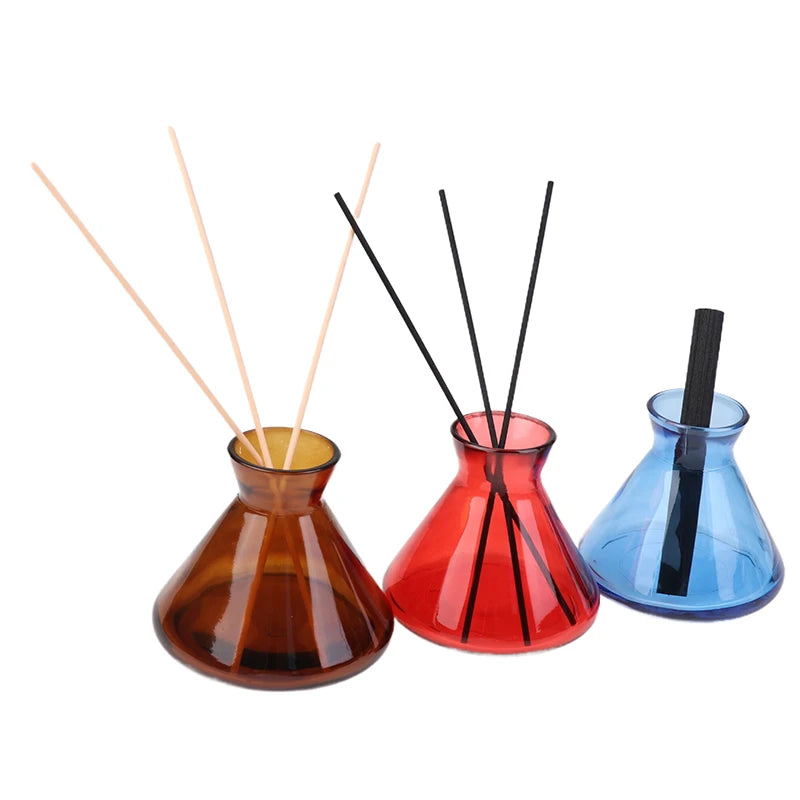 1PC 220ml Containers Diffuser Bottle Aromatherapy Diffuser Bottle Modern Simple Diffuser Glass Bottle Essential Oil Organizers