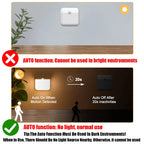 LED Wireless Night Light, Human Motion Sensor Lantern Rechargeable Wall Lamp, for Camping Summer Stairs Closet Kitchen Toilet