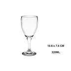 Wine Outside Unbreakable Wine Glasses Dishwasher-Proof,Elegant Plastic Stemless Wine Glass | Reusable | Ideal for Homes & Bars
