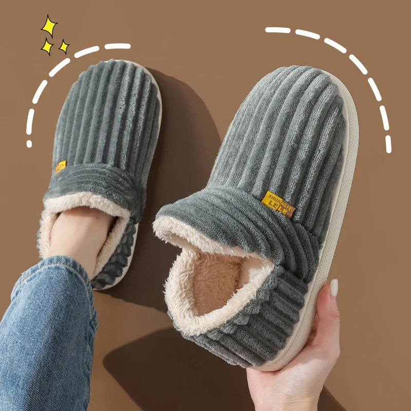 Warm & Cozy Winter House Slippers for Kids – Unisex Anti-Slip Comfort
